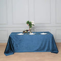 Wedding Plush Velvet Tablecloth Rectangular Customized Size