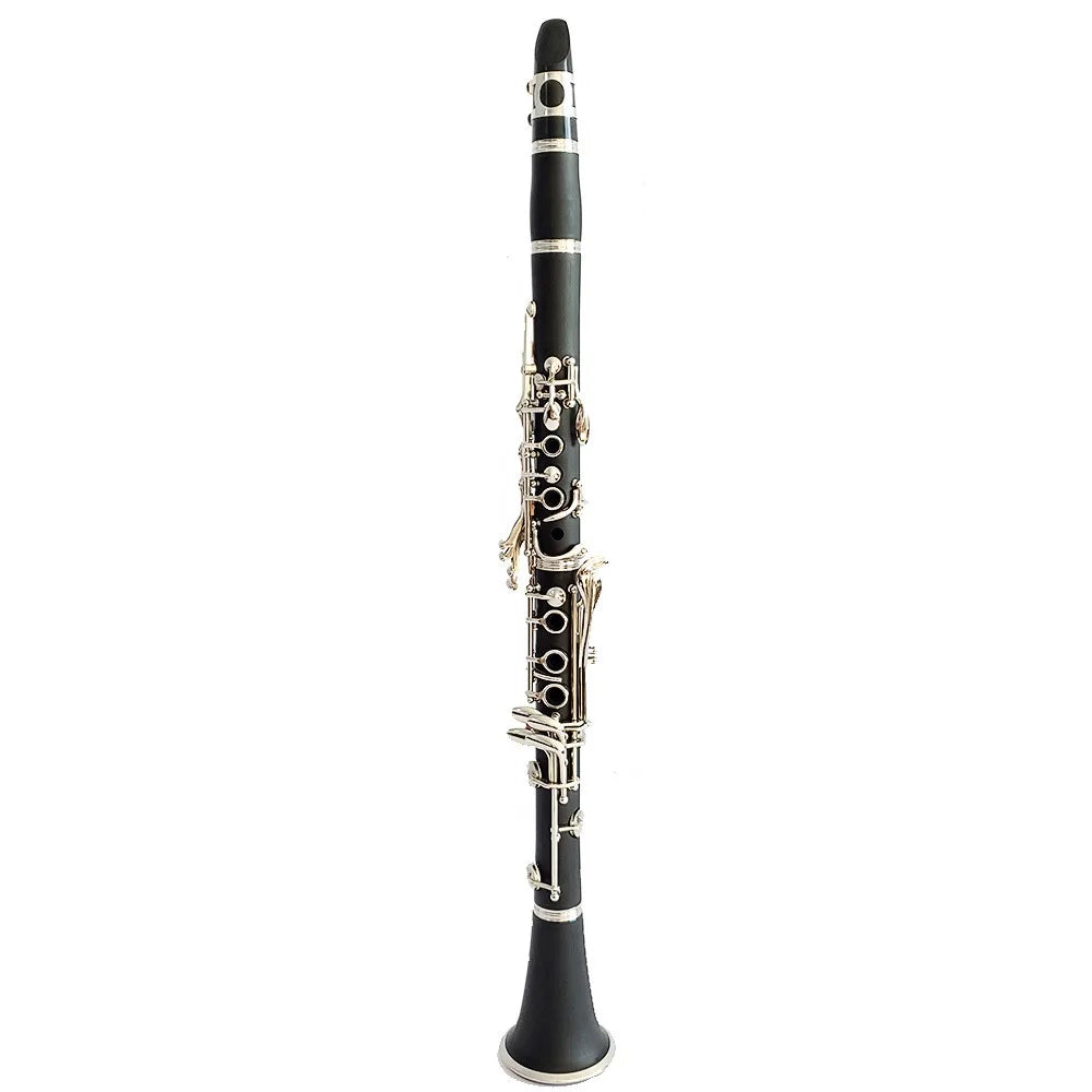 17-Key Bb Clarinette Fashionable Bakelite Nickel-Plated Musical Instrument
