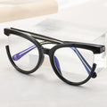 New Design Plastic Women's Fashion Spring Leg Blue Light Blocking Glasses Frame Lady Metal Acetate Eyeglasses