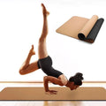 5mm Cork Natural Rubber Eco Friendly Yoga Mat Natural Rubber Cork Yoga Mat