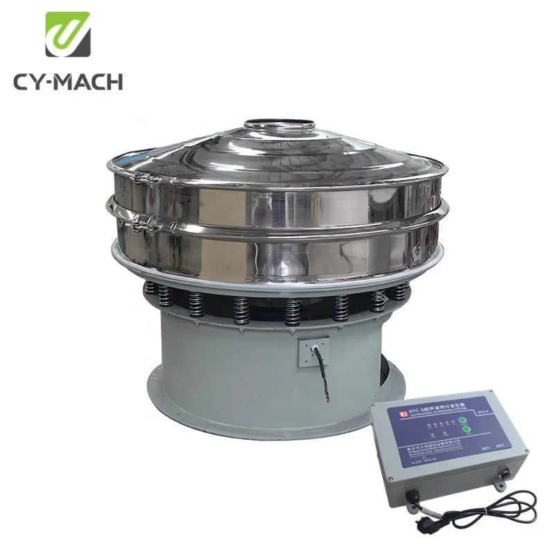 High Efficiency Metal Powder Ultrasonic Vibrating Screen Protein Powder Charcoal Powder Sieving Machine Vibrating Screen