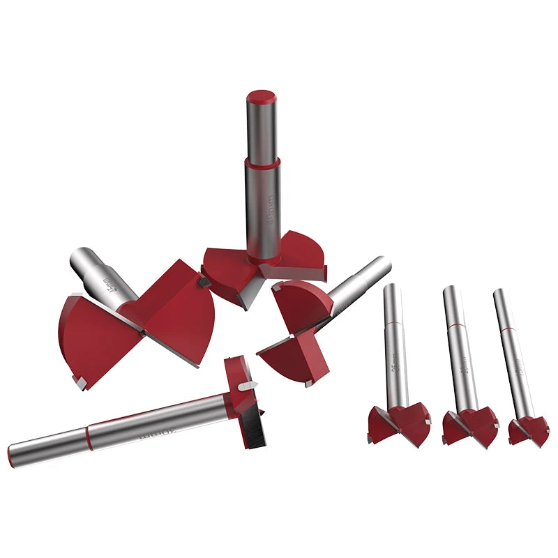 KAFUWELL WA3928D 7 Edge Industrial Grade Carbide Forstner Woodworking Drill Bit