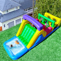 Commercial PVC Inflatable Bounce House Obstacle Course Outdoor Game Wet Dry Bouncer Combo with Slide/Pool Ball Pit/Climbing
