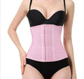 Hot Sale New Style pink Latex Waist Trainer Corset  9 Steel Boned High Waist Waist Trainer Belt for Women