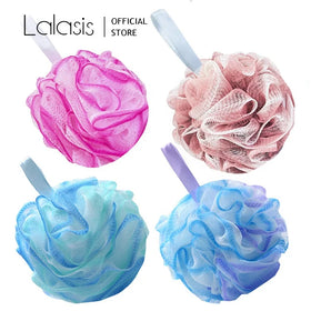 Lalasis Custom Body Scrubber Skin Exfoliating Shower Bathing Loofahs Bath Balls