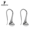 Minimalist Teardrop Hooks Earrings for Womens 925 Sterling Silver Fashion Designer Earring Custom Fine Jewelry Wholesale