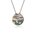 C8196 Abiding Jewelry Brand New 925 Sterling Silver Natural Wonder  Natural African Opal Pendant for Necklace