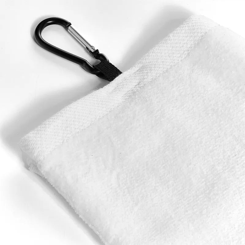 Terry Toweling Colorful Golf Sport Towel Pocket Top Quality Cotton Golf Towels
