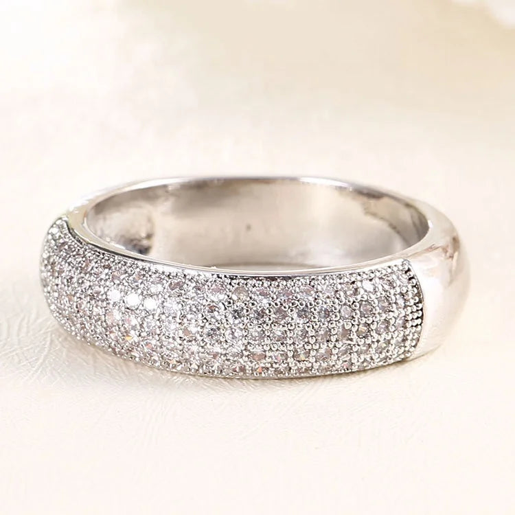 Designer Jewelry Famous Brands Ladies New Women Design Antique White Gold Finger Ring