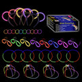 44-piece Fluorescent LED Glow in the Dark Stick New Year Party Set Necklace Bracelet Bulk Supplies ISHINE