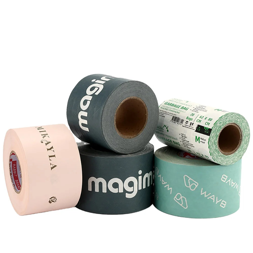 Custom Print Reinforced Water Activated Kraft Gummed Packaging Paper Shipping Tape MegaBDM