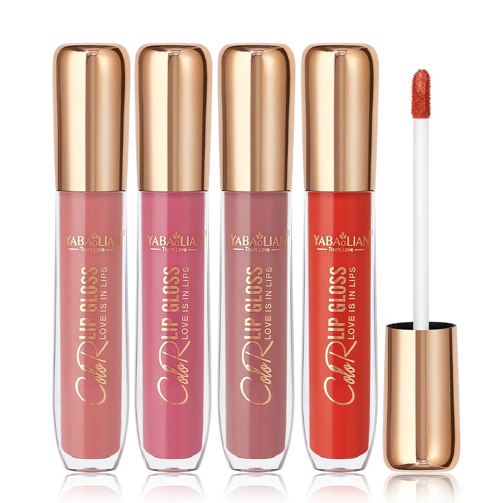 Women's Custom Logo Vegan Liquid Lipstick 43 High Pigment Colors Waterproof Matte Finish Private Label Fashion Gel Form Lipgloss