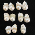 Zhuji Cultured Freshwater Baroque Pearls for Earring Ring Pendants Jewelry Making Natural Baroque Pearl Loose Beads 4-~20mm