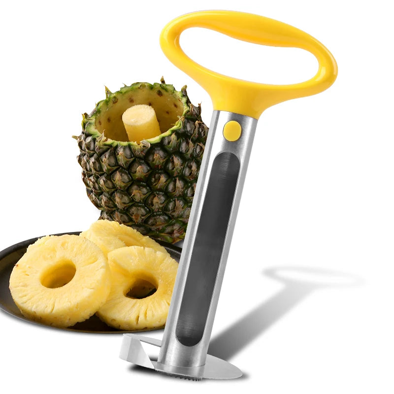 Kitchen Accessories Fruit Stainless Steel Pineapple Slicer Stem Remover Pineapple Corer
