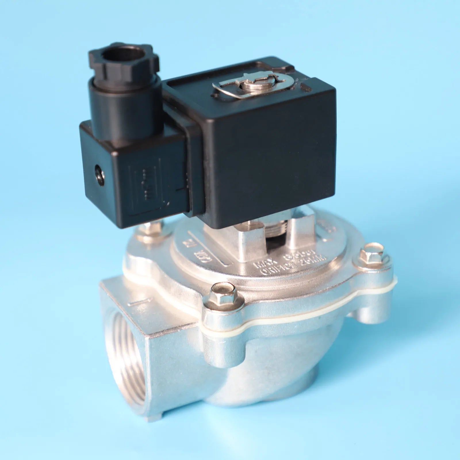 Top Quality Aluminum Alloy Diaphragm NBR FKM DN25 1/2in 1-1/2in 1 Inch 24v Right Angle Pulse Solenoid Valves for Dust Collector