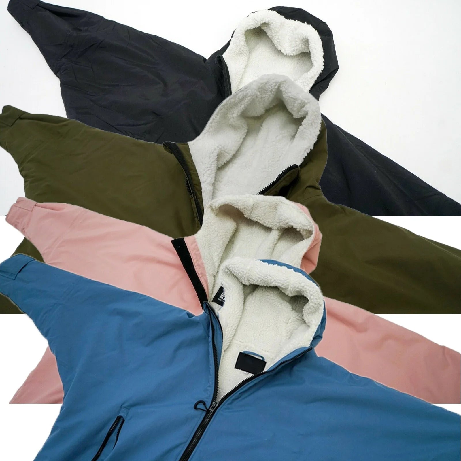 Custom Adult Kids Long Sleeve Waterproof Keep Warm Beach Surf Swim Changing Robe Waterproof