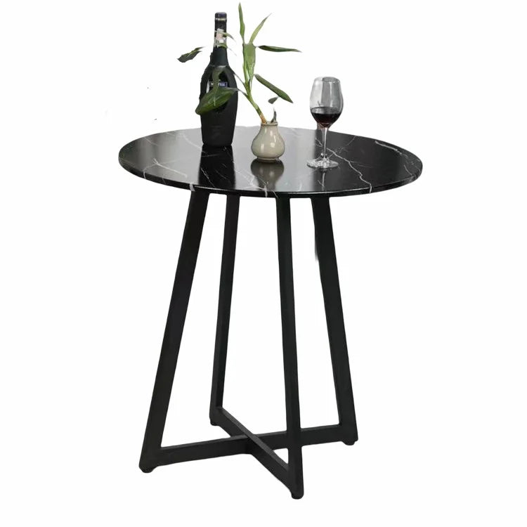 Nordic Luxury Modern Style Home Furniture Wooden Base Round Side Table Corner Coffee Tables