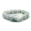 Natural Burma Jade Green Jadeite Beads Stone Bracelet Bangle Donut Charm Money Bag Pixiu Piyao