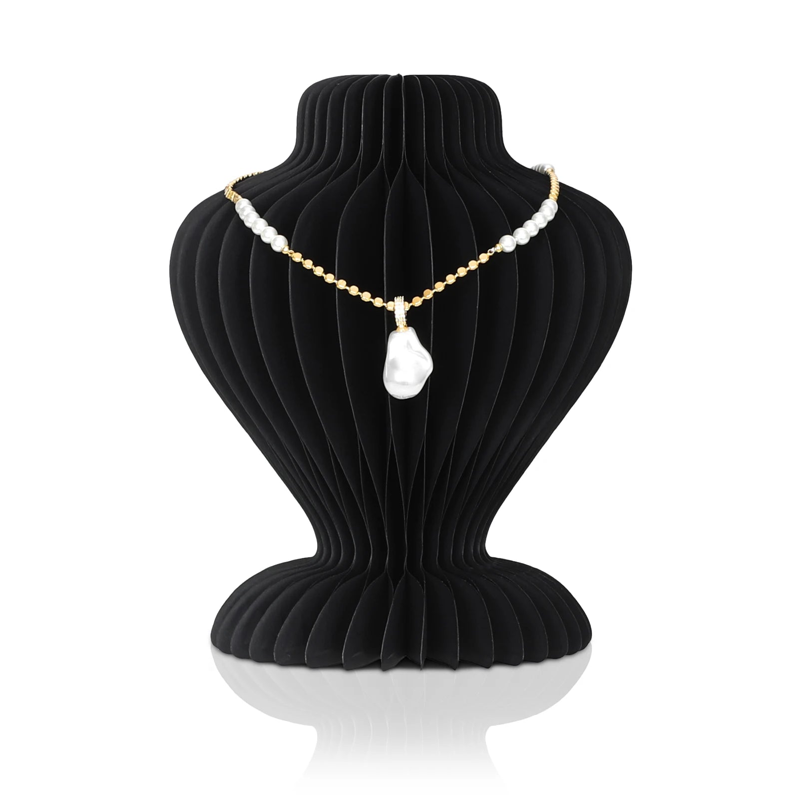 Paper Jewelry Necklace Display Stand Model Display Stand Small Combination Necklace Holder