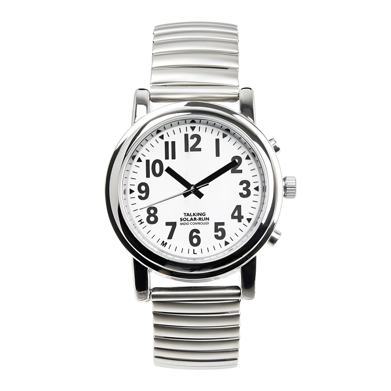 Radio Controlled Atomic Talking Watch Speak Time for Visually Impaired Elderly or Blind and the Low Vision