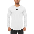 Autumn Spring Compression Long Sleeve T Shirt Mens O-neck Casual Sports T-Shirt Fitness Tee Tops Quick Dry Tight Gym Clothing