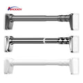 ARODDY 32mm 141.7-177.2inch Rental Housing Portable Telescopic Curtain Rod Shower Iron Telescopic Double Curtain Rods