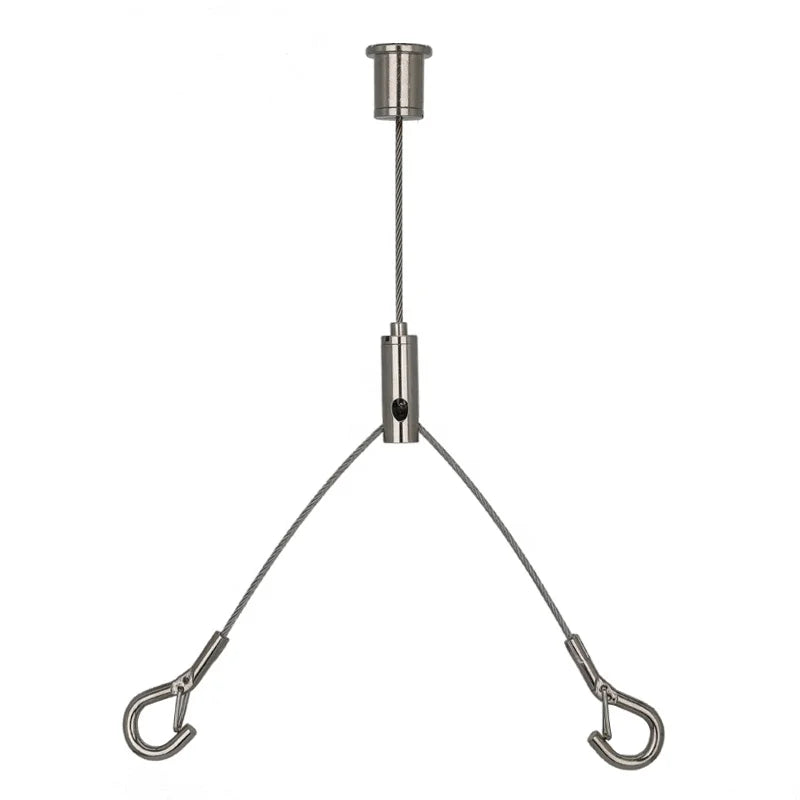 Dongguan Stainless Steel Cable with Copper Cable Grippers Ceiling Attachment for Light Lifter for Ceiling Lamp