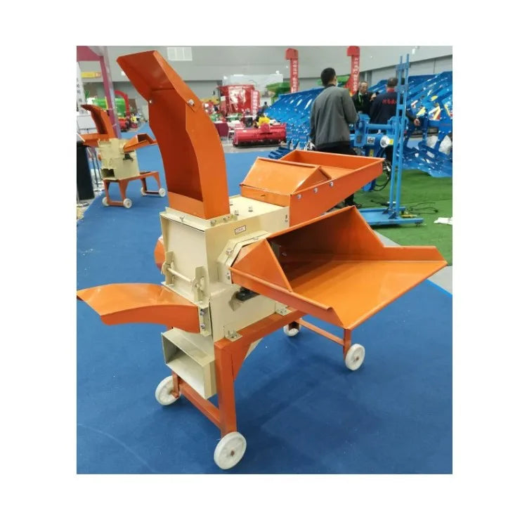 Multifunctional Grass Straw Chaff Cutter / Animal Feed Grass Chopper Electric Grass Cutter Small Chaff Cutter