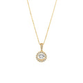 Best Sales Small Dainty Oval Necklace Tiny Charm Necklace Silver White Cubic Zirconia CZ Jewelry