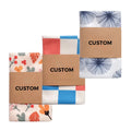 Hot Sale Custom Printed Logo Super Absorbent Fast Dry Wholesale Microfiber Waffle Kitchen Cotton Polyester Cleaning Tea Towel