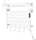 Electric Towel Warmer Wall Mounted Heated Towel Rack Stainless Steel Bathroom Heating Dryer