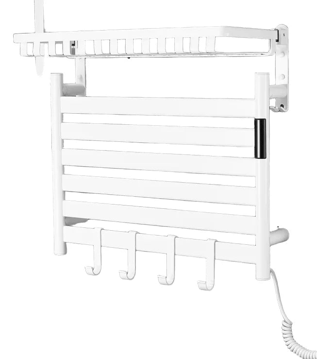 Electric Towel Warmer Wall Mounted Heated Towel Rack Stainless Steel Bathroom Heating Dryer