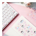 Nekoni Japanese Cherry Blossom Festival Sakura Washi Stickers Original Design PVC Aesthetic Stickers Decals Animal Sticker