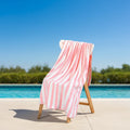 Bath Towel Novelty Jacquard Coral Fleece Face Stripe Shape High Absorption Durable Eco-Friendly All-Season Outdoor Beach Towel