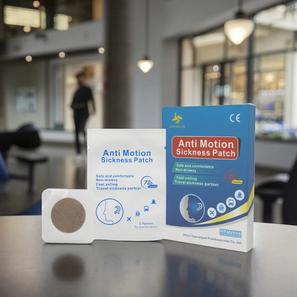 OEM Service Skin Color Transdermal No More Nausea Relief Sticker Behind on Ears Anti Motion Sickness Patches