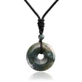 Diy Stones and Crystals China Wholesale Price Natural Moss Agate Pendant Jewelry Pendant for Round Shape Folk Crafts