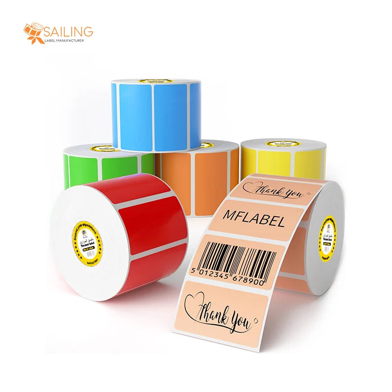 Direct Thermal Paper 100x150mm 4x6 Inch A6 350 Pcs Adhesive Logistics Shipping Address Label Sticker Roll