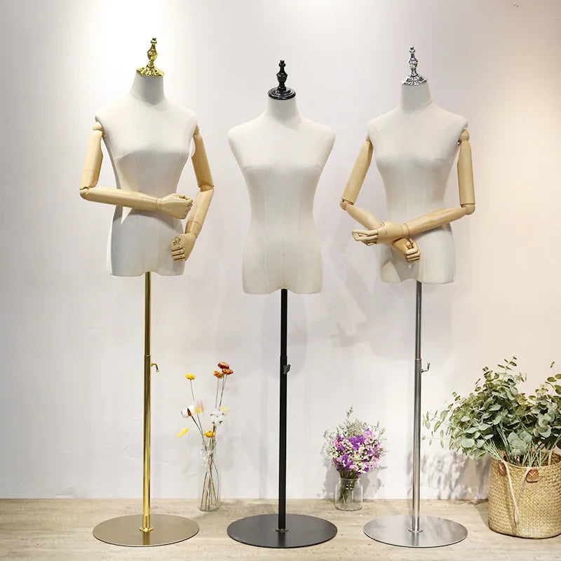 Female Torso Mannequin With Stand