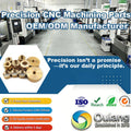 OEM Custom Brass Insert Nut CNC Turning & Milling Slotted/Knurled Threaded Inserts for Injection Molding Plastic Parts ISO 9001