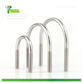 U Bolt and Nut Order M6 M8 M10 M12 Stainless Steel U Bolt DIN3570