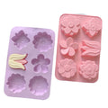 Silicone Soap Molds Tulip Flowers Shaped Candles Making Form DIY Crafts  Cake Molds Chocolate Decorating Baking Ice Cream Tools