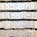 80-150pcs Each kg Sell by Weight Copper Plated Real Gold High Sense Pendant Necklace Bulk Jewelry Mix and Random