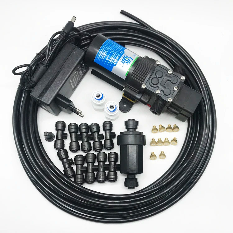 LifeSRC 12VDC to 220V Sprayer Fogging System Irrigation Pump Mist-fog Pump