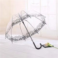 New Innovations 23 Inch Clear Umbrella with Custom PVC Dome Shape Clear Transparent Umbrella