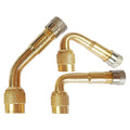 45/90/135 Degree Brass Valve Stem Extenders 1pc Motorhome Trailer Bike Car Truck Extension for Various Vehicles Applications