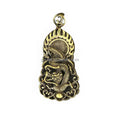 Factory Direct  Brass  Zodiac Dragon Forever Safe Old Antique Bronze Keychain Pendant