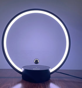Magnetic Levitating LED Table Lamp Floating Light Dimmable Makeup Lights Bedside Lamp Christmas Decor Black