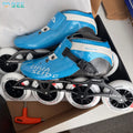 SeeMore Professional Aluminum Chassis High Rebound Wheels Carbon Fiber Inline Speed Roller Skating Shoes Boots Roller Skate