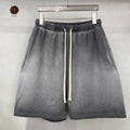 TITI OEM Women's Fashion Terry Drawstring Custom logo Blank Summer Joggers Acid Wash Men's Cotton Shorts