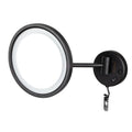 Beelee Wall Mount Hanging Magnifying Makeup Vanity Mirror With Shelf LED Light Frame Hotel Designs Bathroom Wall Makeup Mirror